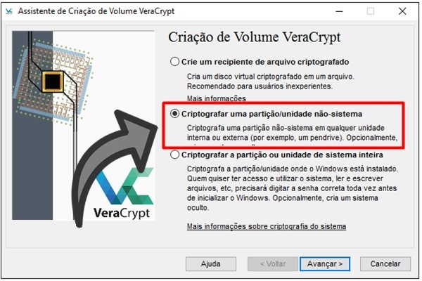Como criptografar um pendrive com o VeraCrypt