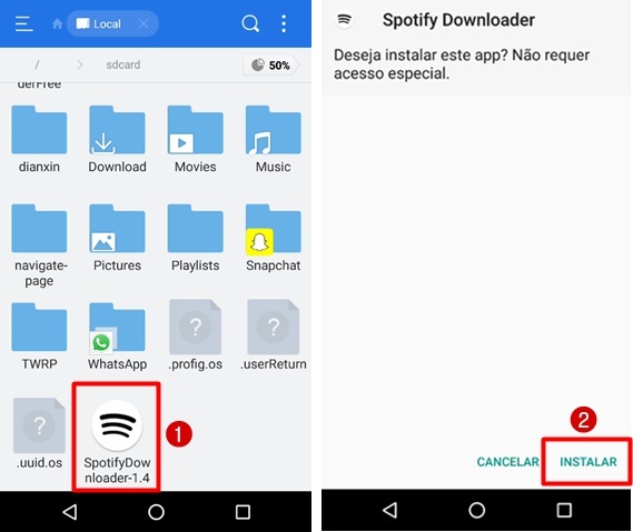 Como baixar Playlist Spotify no celular Android
