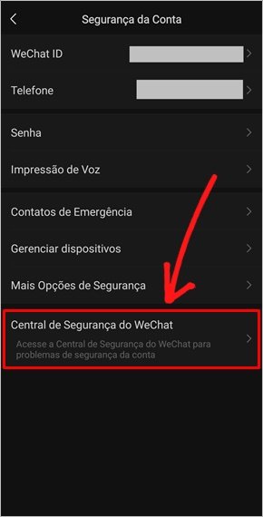 Apagar Wechat Android agora