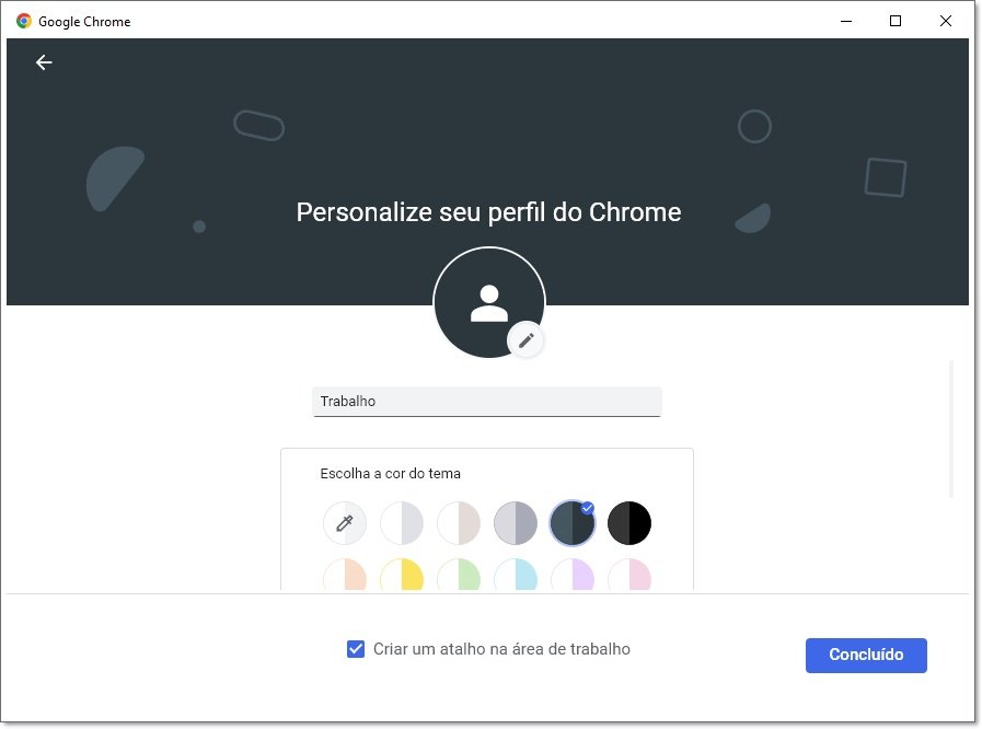 Como criar um perfil no Google Chrome