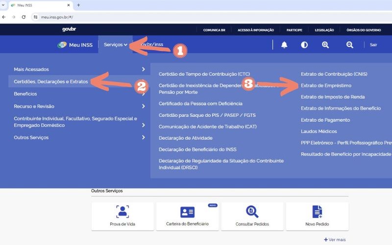 Como emitir extrato empréstimo consignado INSS