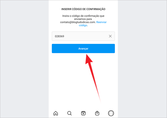Como recuperar email do Instagram
