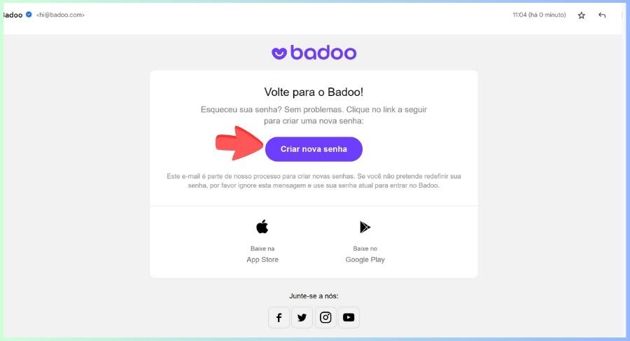 Como remover perfil no Badoo