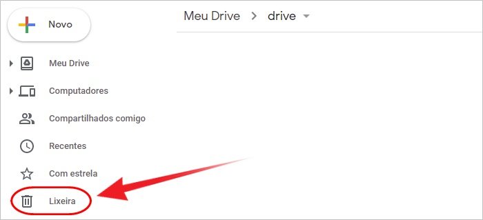Como excluir arquivos Google Drive definitivamente